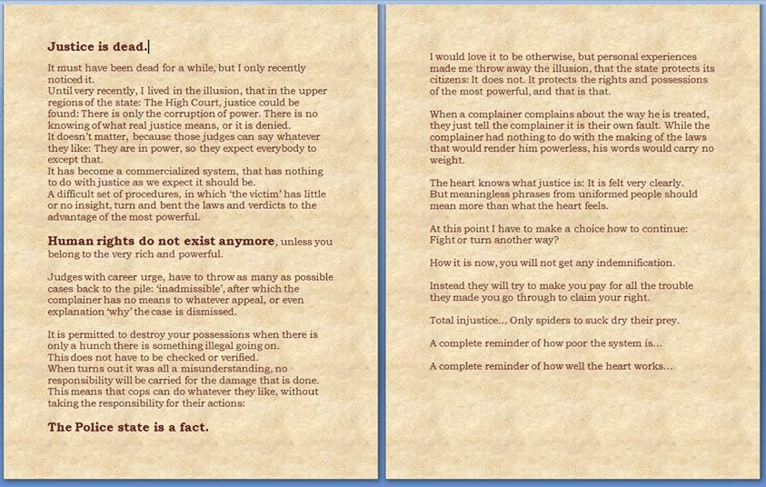 The ‘supposed’appeal before the European Court of Human&nbsp;Rights.